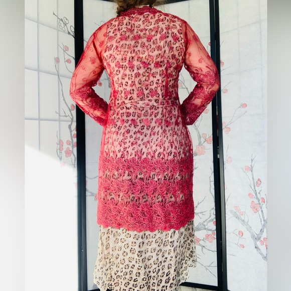 Anthropologie Metallic Mesh Mermaidcore Indie Sleeze INDIAN Tribal Core - Picture 13 of 16